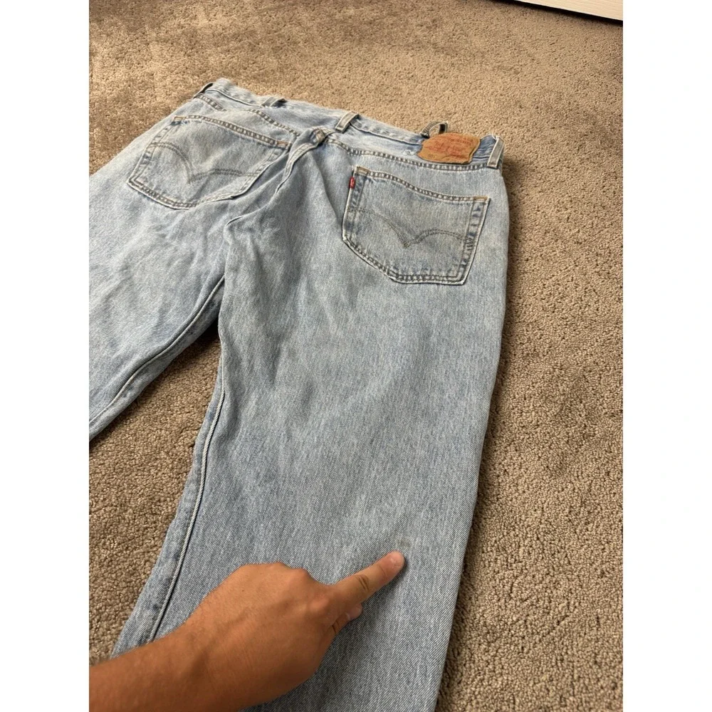 Vintage Mens Jeans 90s‎ Levi's 501 Made in USA Streetwear, Size W38 L30
